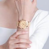 NAVIFORCE 5051 Fashion Women’s Watch 30m Waterproof Silicone Strap Casual Commuter Quartz Ladies Watch